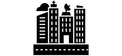 Image for City Buildings Skyscraper Cityscape Cricut SVG Design