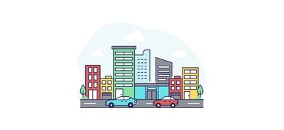 Image for Cityscape Building Skyscraper Cricut SVG Design