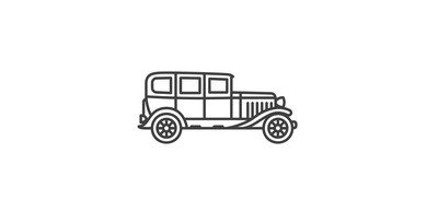 Image for Classic Classic Car Transportation Cricut SVG Design