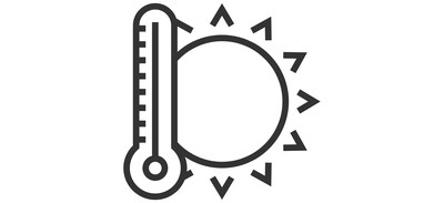 Image for Climate Thermometer Sunny Cricut SVG Design