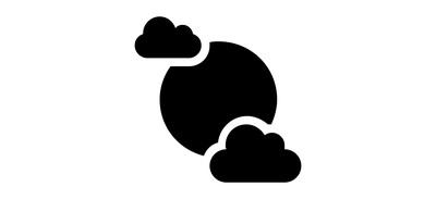 Image for Climate Clouds Moon Cricut SVG Design