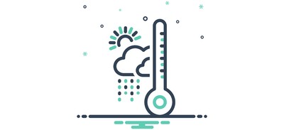 Image for Climate Rainy Fahrenheit Cricut SVG Design