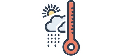 Image for Climate Rainy Fahrenheit Cricut SVG Design