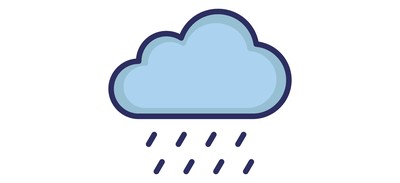 Image for Climate Cloud Rain Storm Cricut SVG Design