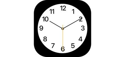 Image for Free Clock Ios Cricut SVG Design