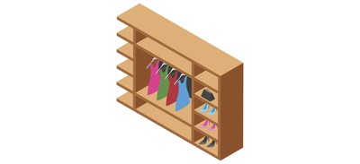 Image for Closet Cupboard Cabinet Cricut SVG Design