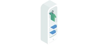 Image for Closet Furniture Isometric Cricut SVG Design