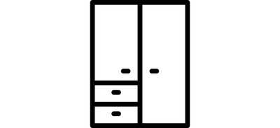 Image for Closet Cupboard Wardrobe Cricut SVG Design