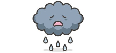 Image for Free Cloud Weather Rain Cricut SVG Design