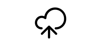 Image for Free Cloud Upload Data Cricut SVG Design