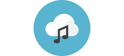 Image for Free Cloud Music Cricut SVG Design