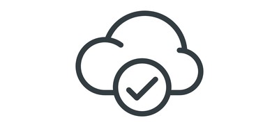 Image for Cloud Check Symbol Cricut SVG Design