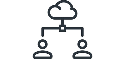 Image for Cloud Action Connection Cricut SVG Design