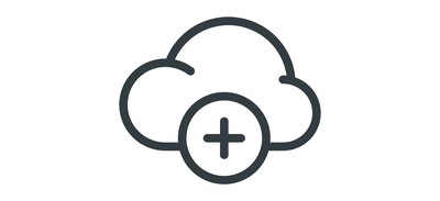 Image for Cloud Add Symbol Cricut SVG Design