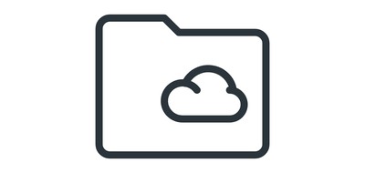 Image for Cloud Folder Computing Cricut SVG Design