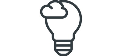 Image for Cloud Bulb Symbol Cricut SVG Design