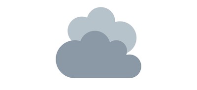 Image for Free Cloud Weather Rainy Cricut SVG Design