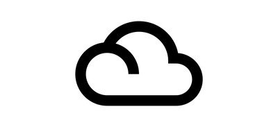 Image for Free Cloud Weather Rainy Cricut SVG Design