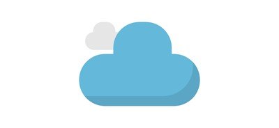 Image for Free Cloudy Cloud Weather Cricut SVG Design