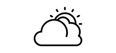 Image for Free Weather Cloud Cloudy Cricut SVG Design