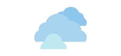 Image for Free Cloudy Cloud Rain Cricut SVG Design