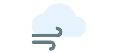 Image for Cloudy Wind Weather Cricut SVG Design