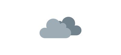 Image for Free Cloudy Cloud Snow Cricut SVG Design