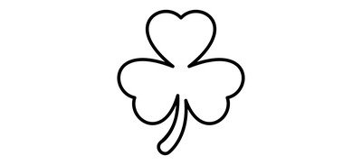 Image for Free St Patricks Day Clover Irish Cricut SVG Design