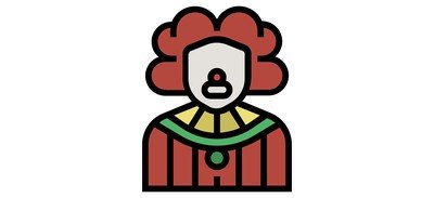 Image for Clown Job Avatar Cricut SVG Design