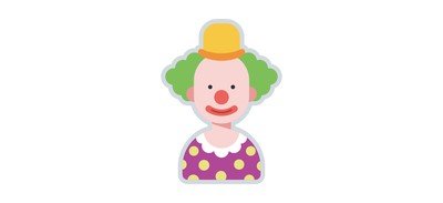 Image for Clown Avatar Cricut SVG Design