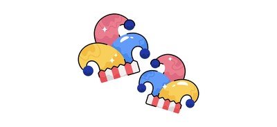 Image for Carnival Funny Hat Cricut SVG Design