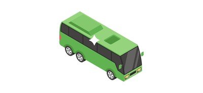 Image for Bus Local Transport Omnibus Cricut SVG Design