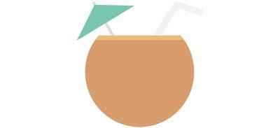 Image for Coconut Drink Beverages Cricut SVG Design