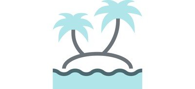 Image for Coconut Tree Beach Cricut SVG Design