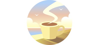Image for Coffee Beach Cup Cricut SVG Design