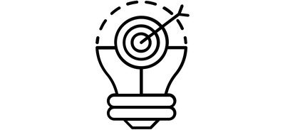 Image for Concept Target Bulb Cricut SVG Design