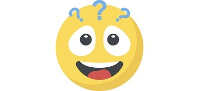 Image for Confused Question Smiley Cricut SVG Design