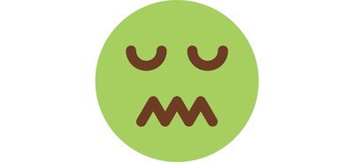 Image for Confused Disgusted Emoji Cricut SVG Design