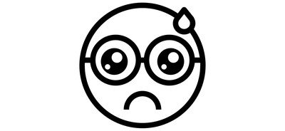 Image for Confused Sad Upset Cricut SVG Design