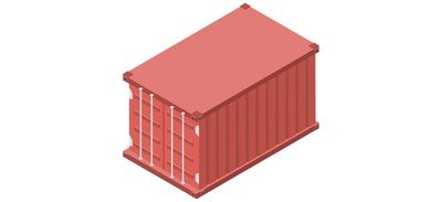 Image for Free Container Cargo Container Freight Cricut SVG Design