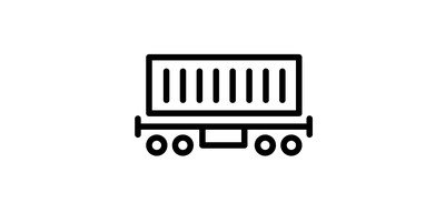 Image for Container Coach Train Cricut SVG Design