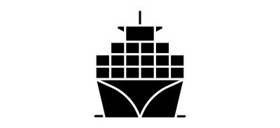 Image for Container Ship Boat Cricut SVG Design