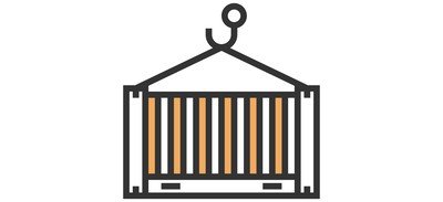 Image for Container Service Shipment Cricut SVG Design