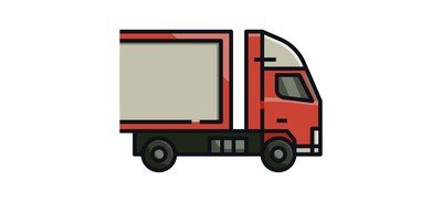 Image for Free Container Truck Cargo Cricut SVG Design