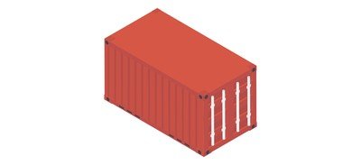 Image for Container Cargo Shipment Cricut SVG Design