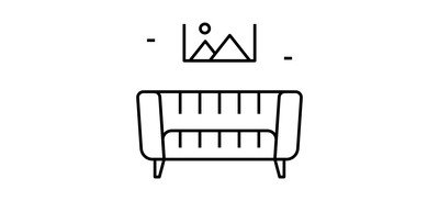 Image for Free Furniture Interior Sofa Cricut SVG Design