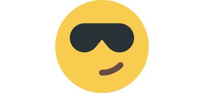 Image for Cool Sunglasses Emoji Cricut SVG Design