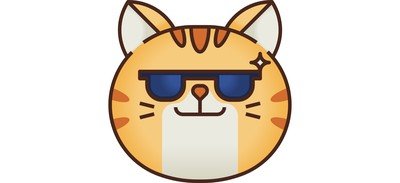 Image for Cool Emoticon Cat Cricut SVG Design