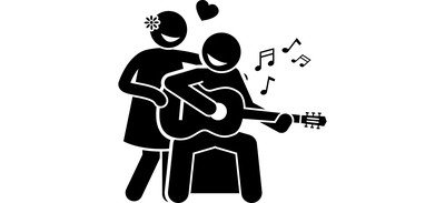 Image for Couple Guitar Man Cricut SVG Design