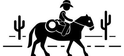 Image for Cowboy Cowpuncher Horse Cricut SVG Design